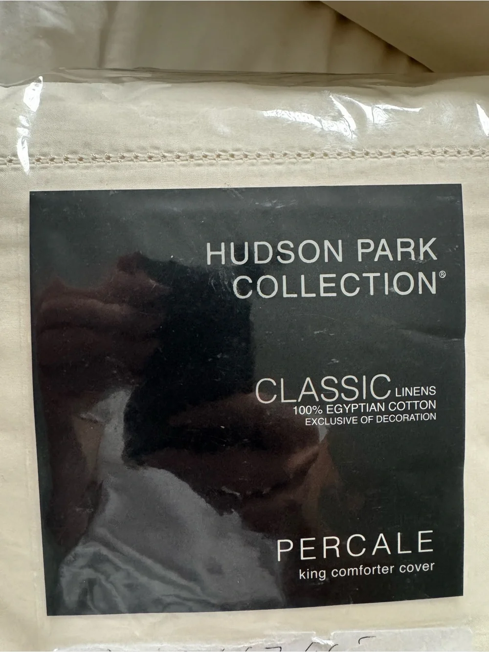 390$King Comforter Cover + 115$Pillow sham (2)Hudson Park Collection. Percale.